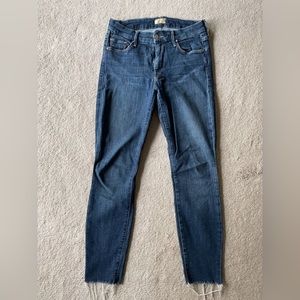 MOTHER Looker Ankle Fray Size 28 Girl Crush
